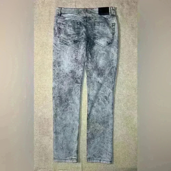 Raw X Mens Jeans Size 32x31 Skinny Fit Distressed Grunge Hip Hop B0061 - Picture 3 of 12